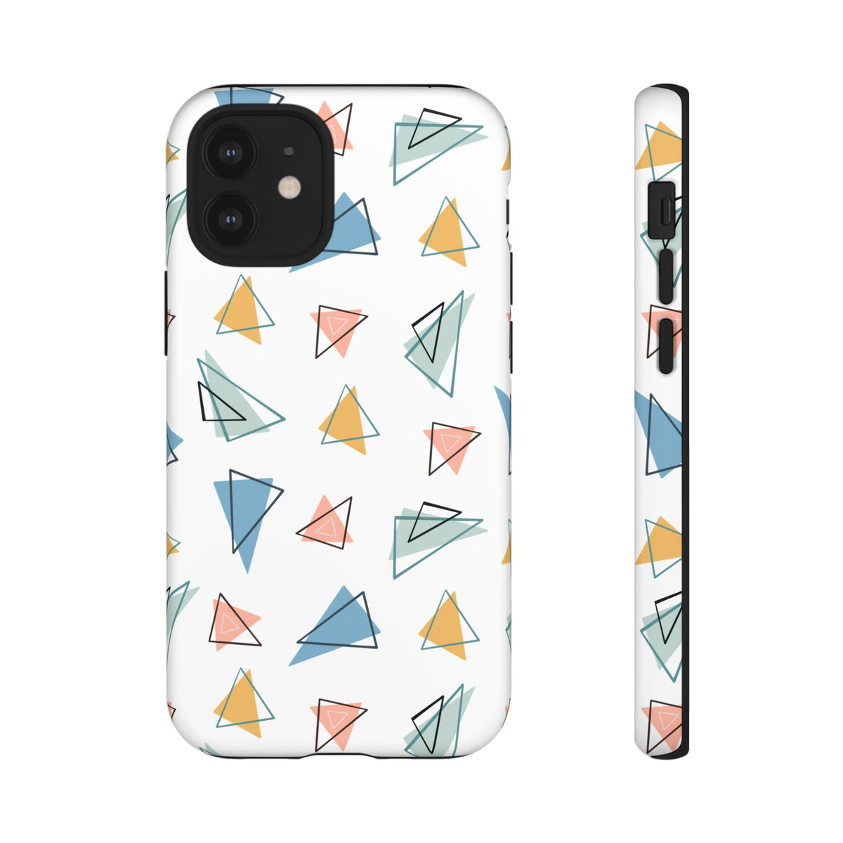 Triangle Pattern Phone Case – Modern & Durable Geometric Design