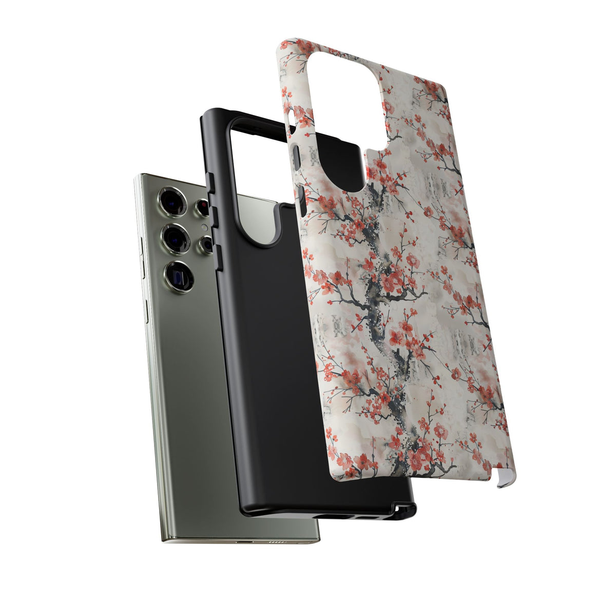 Japanese Pattern Phone Case – Elegant & Timeless Design for Your Phone 034