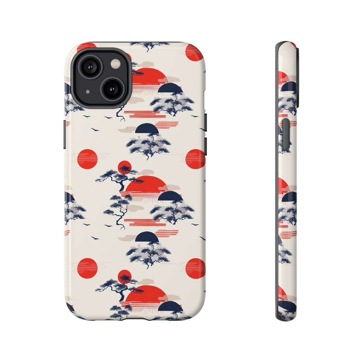 Japanese Pattern Phone Case – Elegant & Timeless Design for Your Phone 047