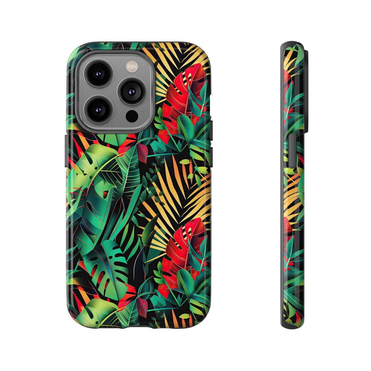 Jungle Collage Phone Case – Vibrant & Durable Nature-Inspired Protection