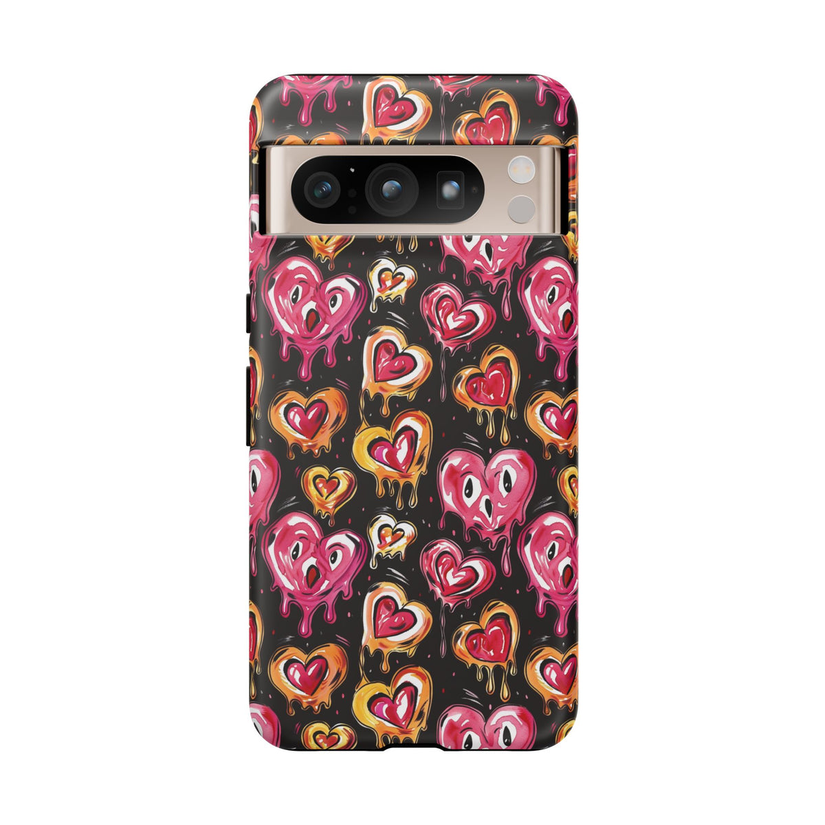 Heart Pattern Phone Case – Stylish & Loving Design for Your Device 361