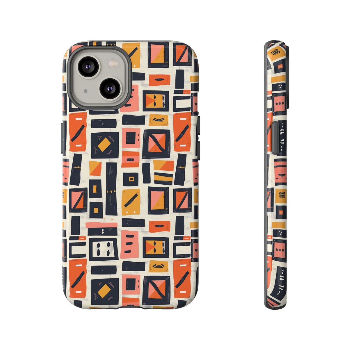 Stylish African Pattern Phone Case – Unique and Vibrant Protection 087