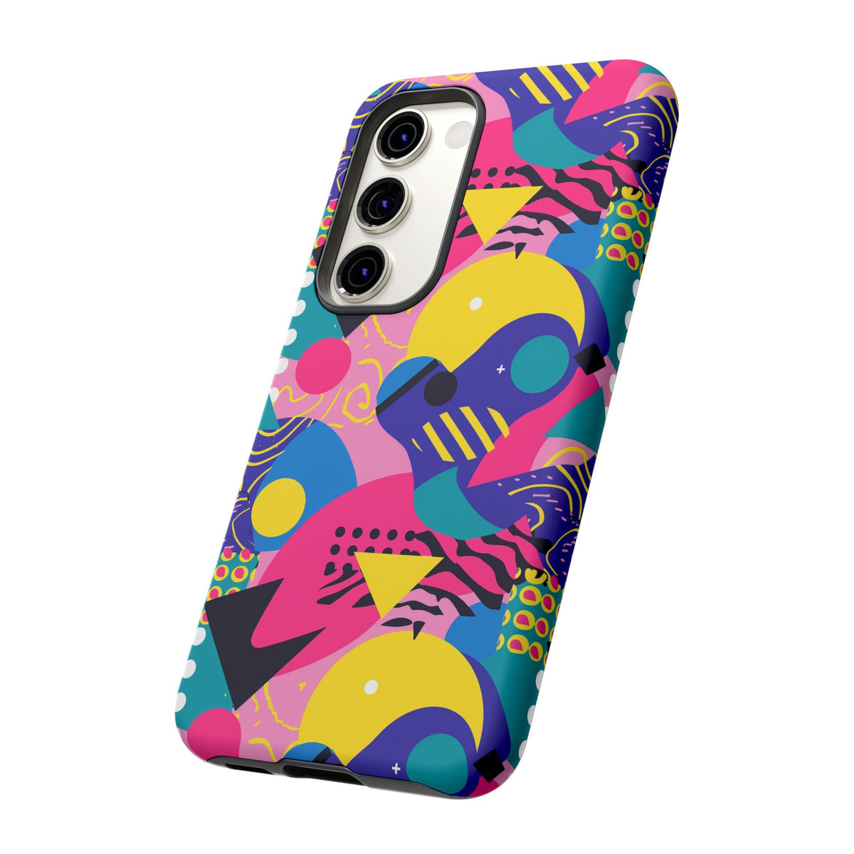 90s Themed Seamless Pattern Phone Case – Embrace Retro Style and Protection 283