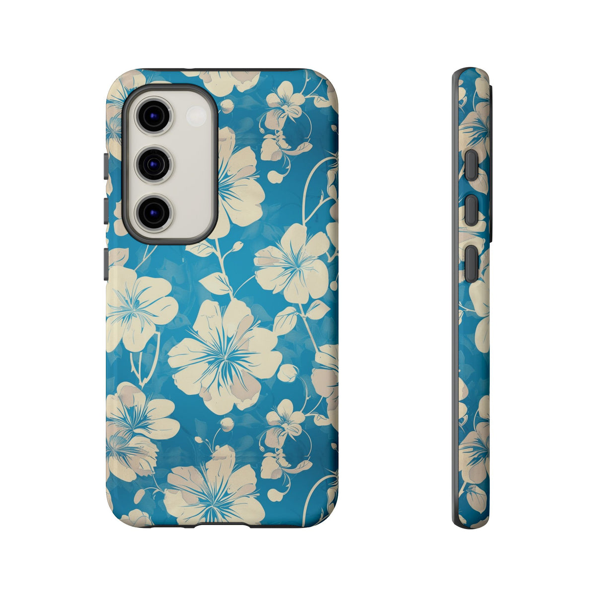 Blue Floral Seamless Pattern Phone Case