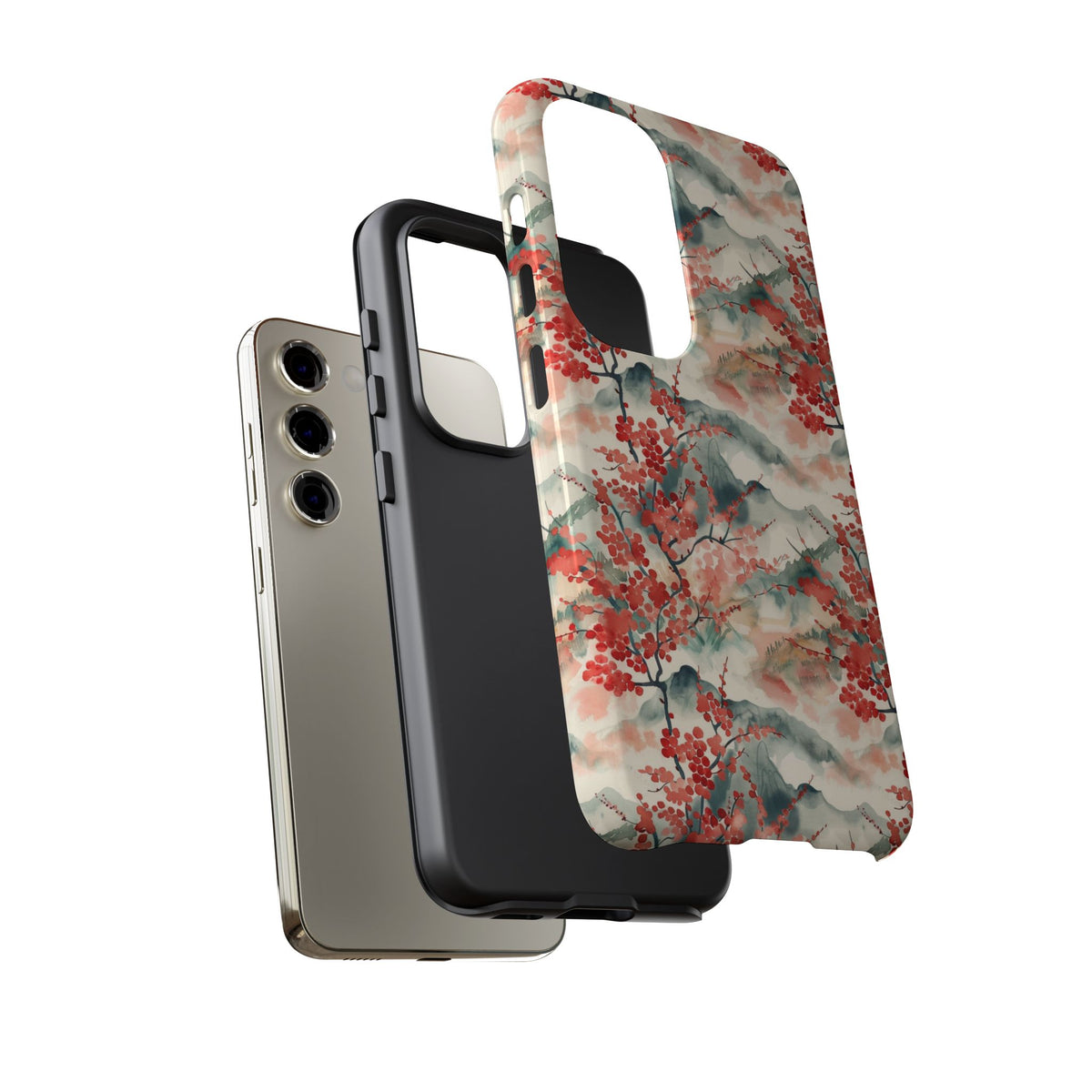 Japanese Pattern Phone Case – Elegant & Timeless Design for Your Phone 462