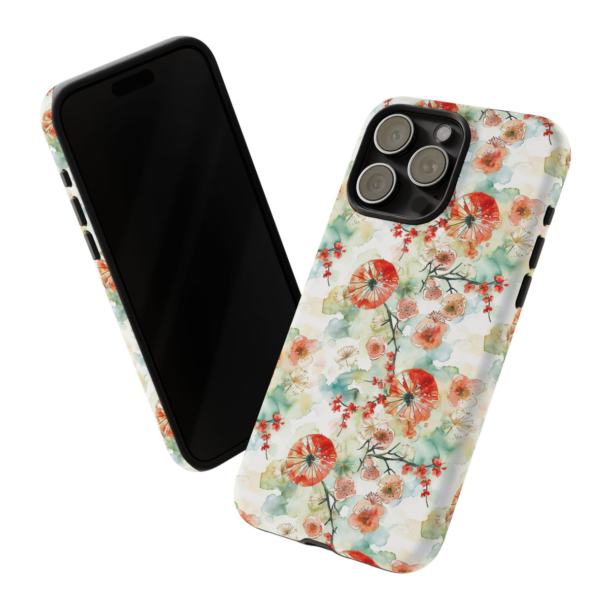 Japanese Pattern Phone Case – Elegant & Timeless Design for Your Phone 042