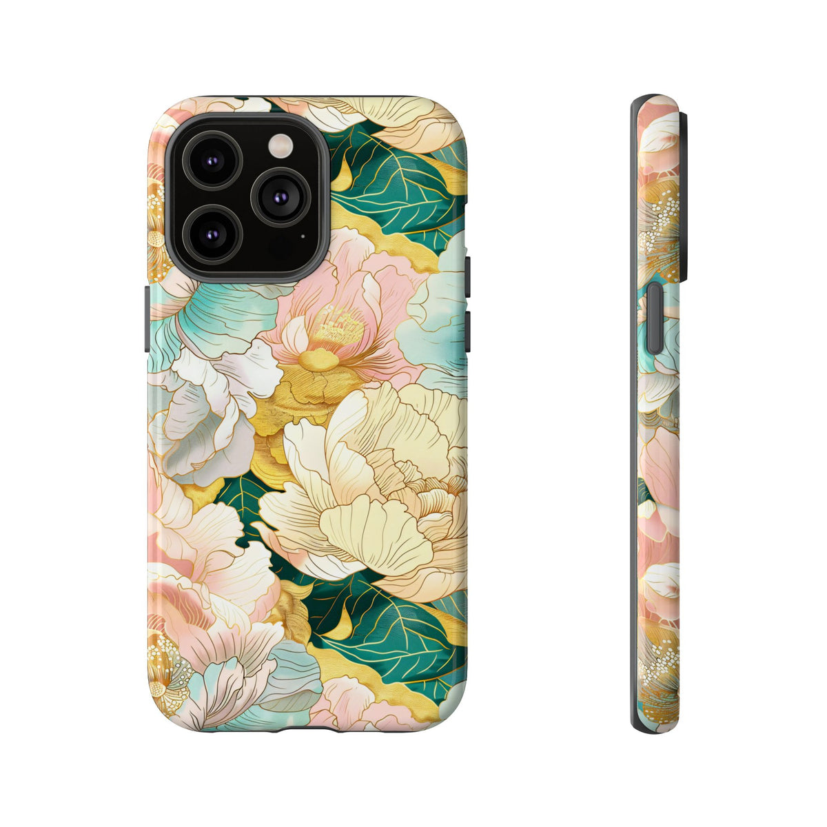 Japanese Blossom Asian Floral Design Phone Case – Elegant Floral Phone Cover