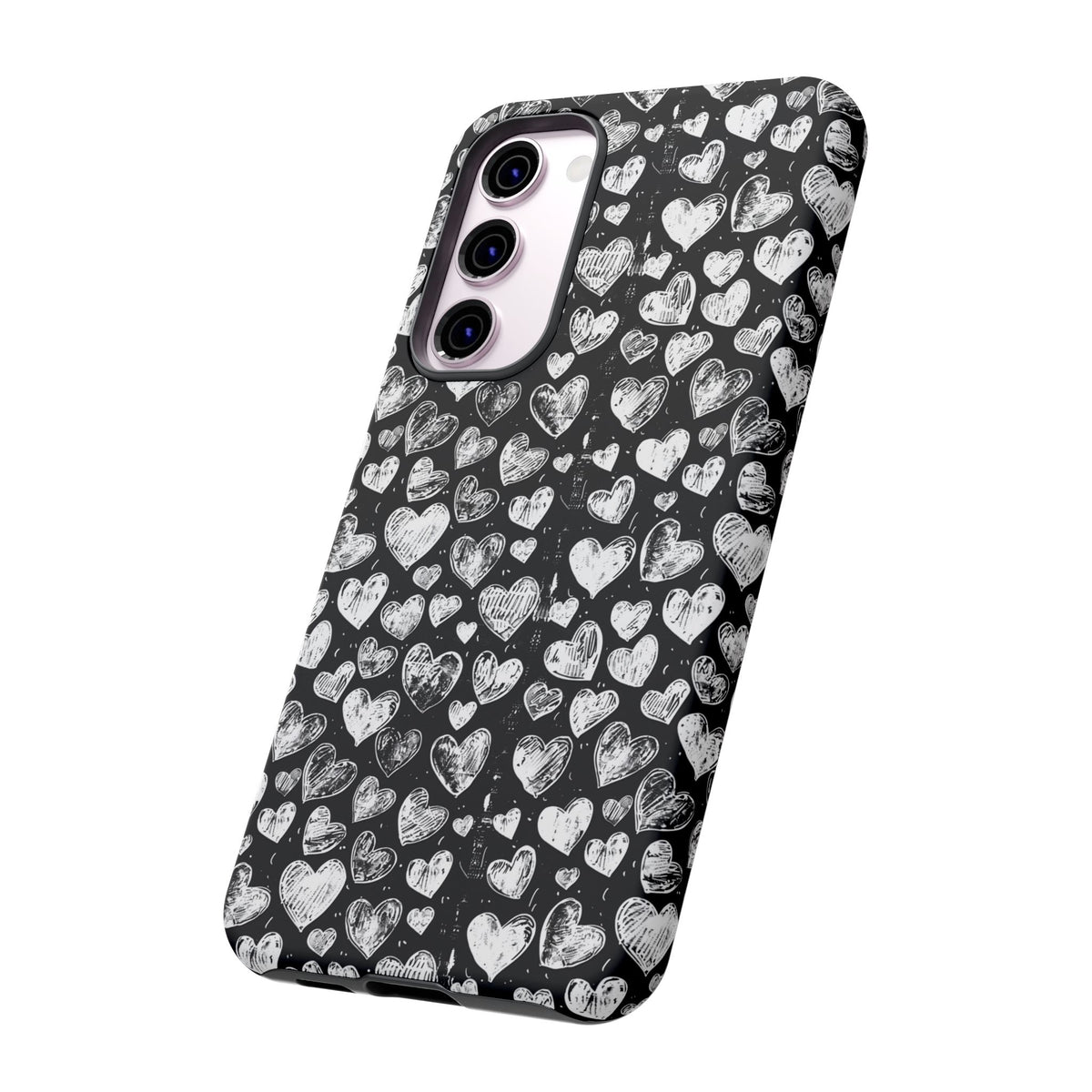 Heart Pattern Phone Case – Stylish & Loving Design for Your Device 815