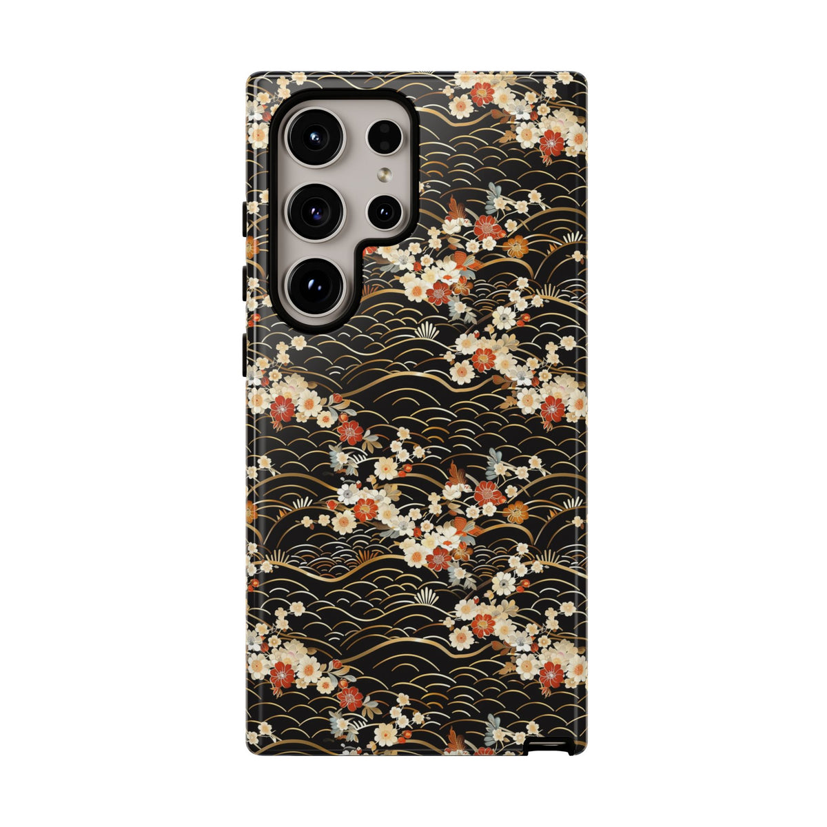 Japanese Pattern Phone Case – Elegant & Timeless Design for Your Phone 097