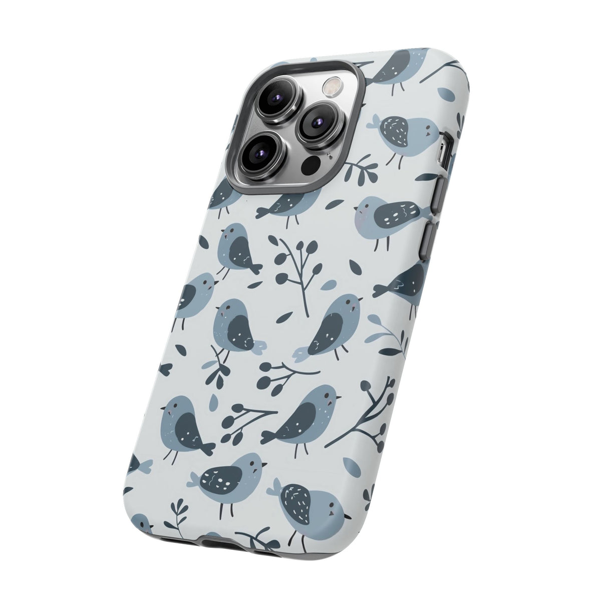 Birds Seamless Pattern Phone Case – Elegant and Timeless Avian Design 10