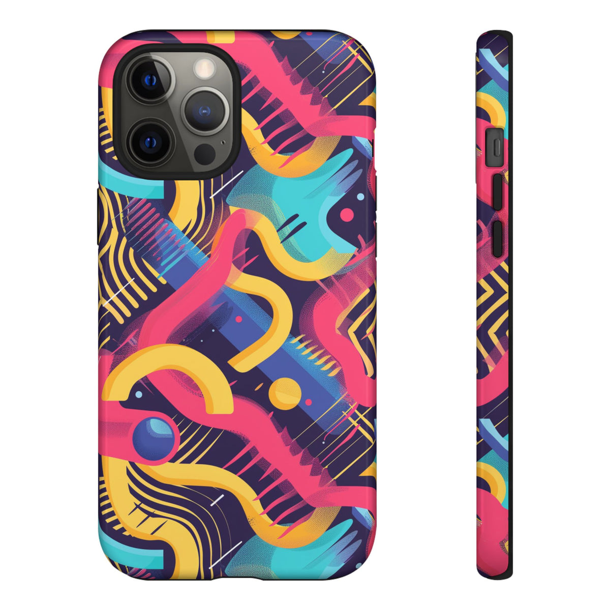 Retro 80s Seamless Phone Case – Vintage Style Meets Modern Protection 2