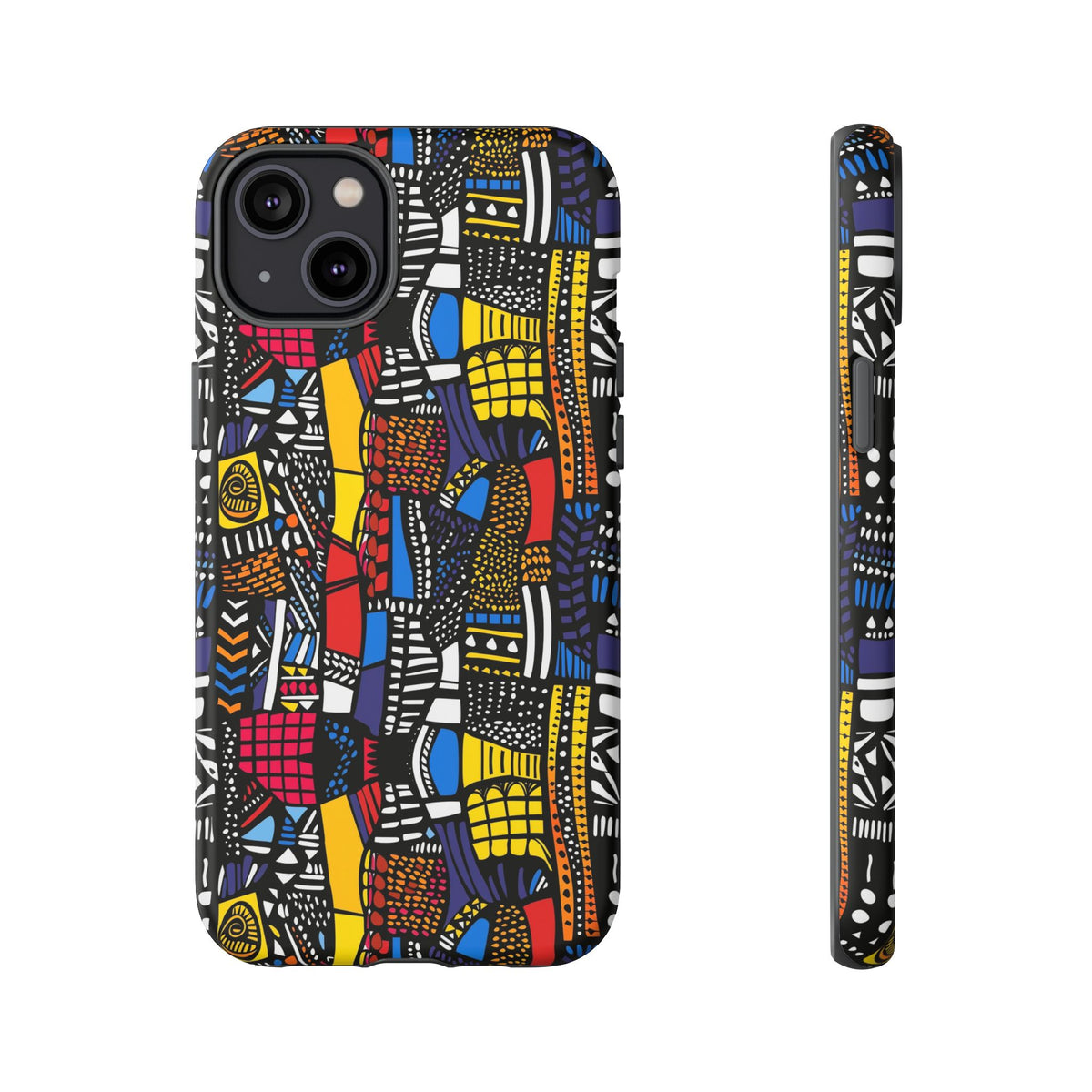 Stylish African Pattern Phone Case – Unique and Vibrant Protection 201