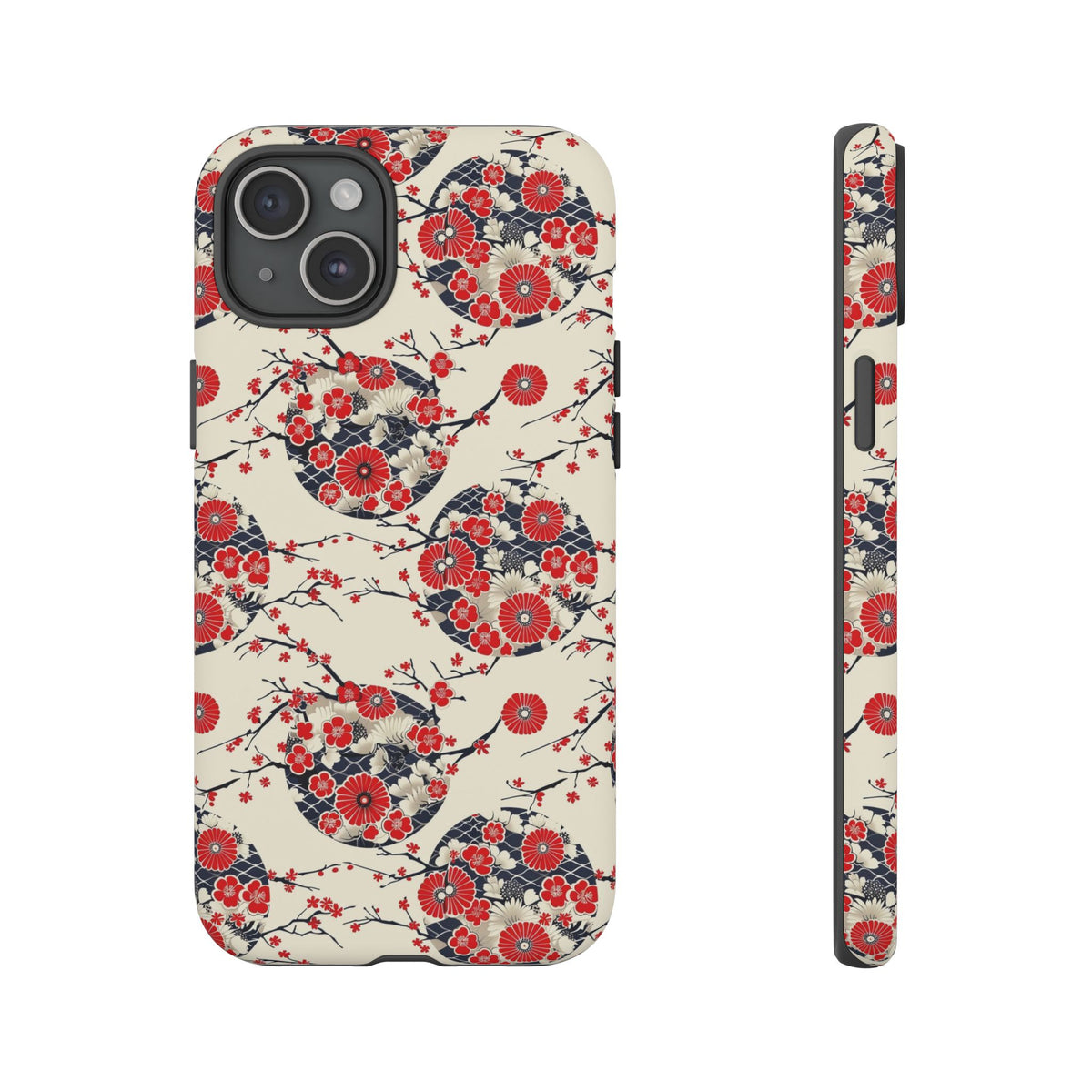 Japanese Pattern Phone Case – Elegant & Timeless Design for Your Phone 138