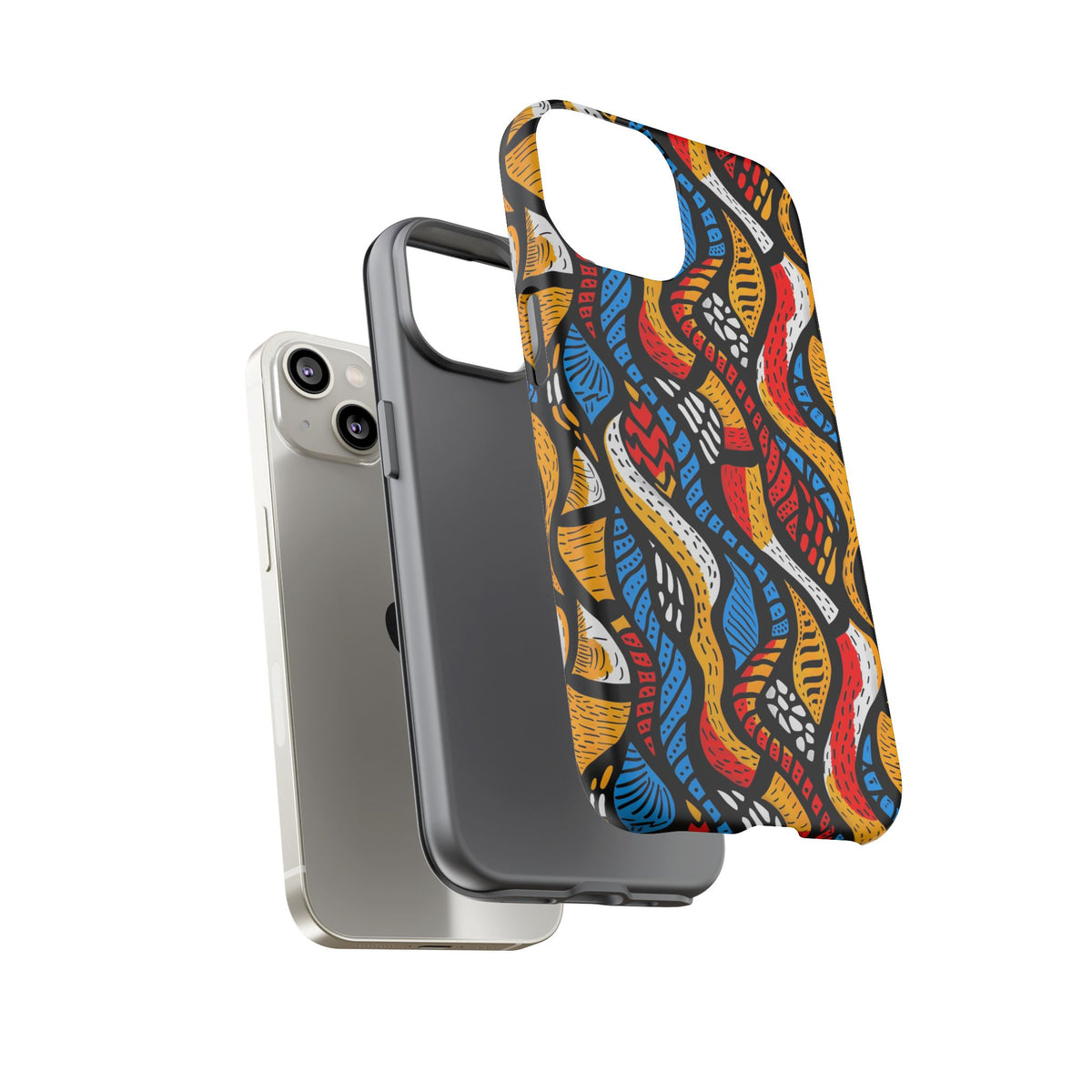 Stylish African Pattern Phone Case – Unique and Vibrant Protection 155