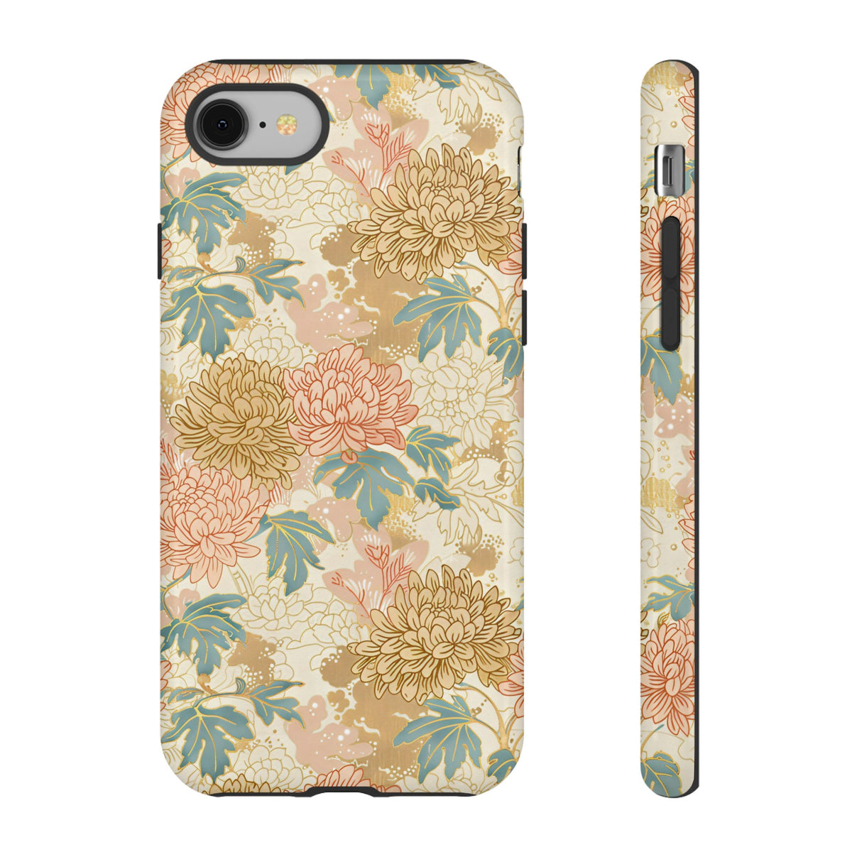 Japanese Blossom Asian Floral Design Phone Case – Elegant Floral Phone Cover