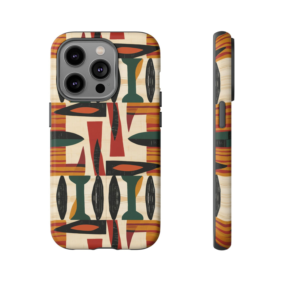 Stylish African Pattern Phone Case – Unique and Vibrant Protection 196