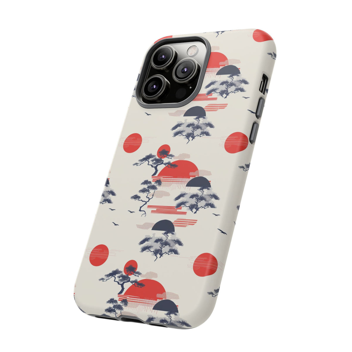 Japanese Pattern Phone Case – Elegant & Timeless Design for Your Phone 047