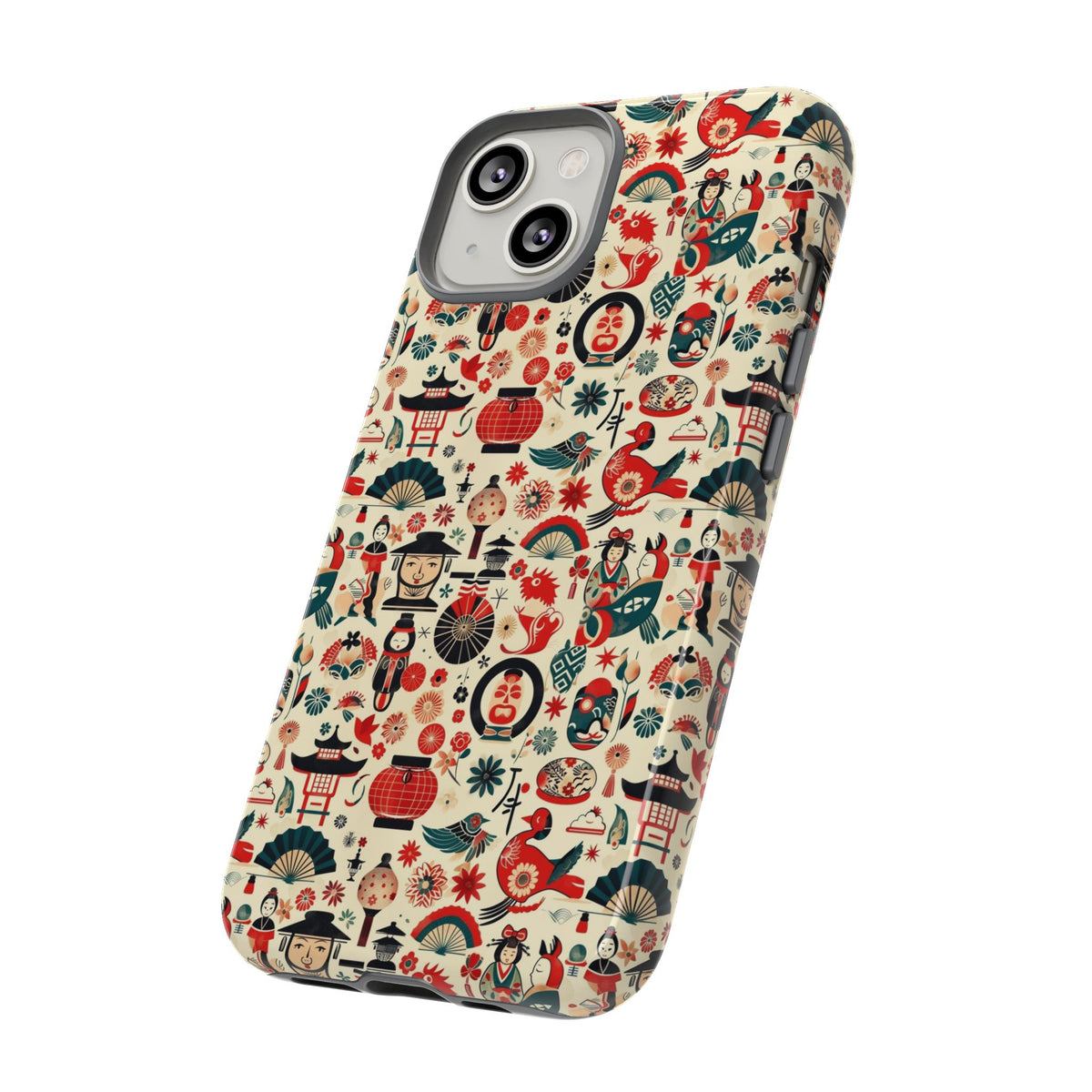 Japanese Pattern Phone Case – Elegant & Timeless Design for Your Phone 471