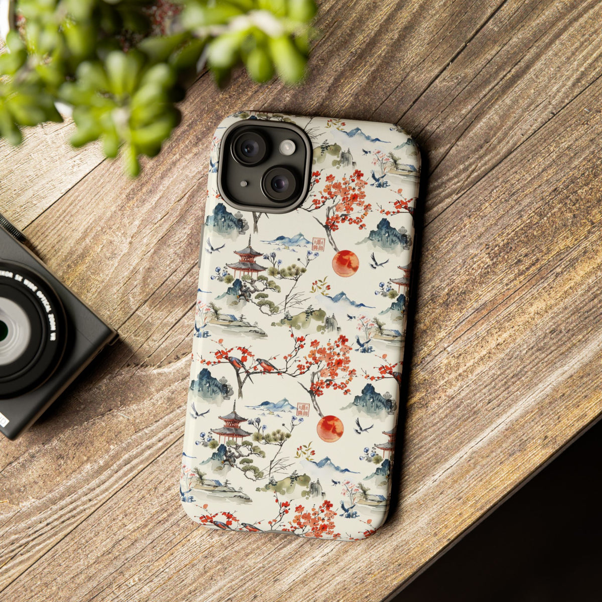 Japanese Pattern Phone Case – Elegant & Timeless Design for Your Phone 120