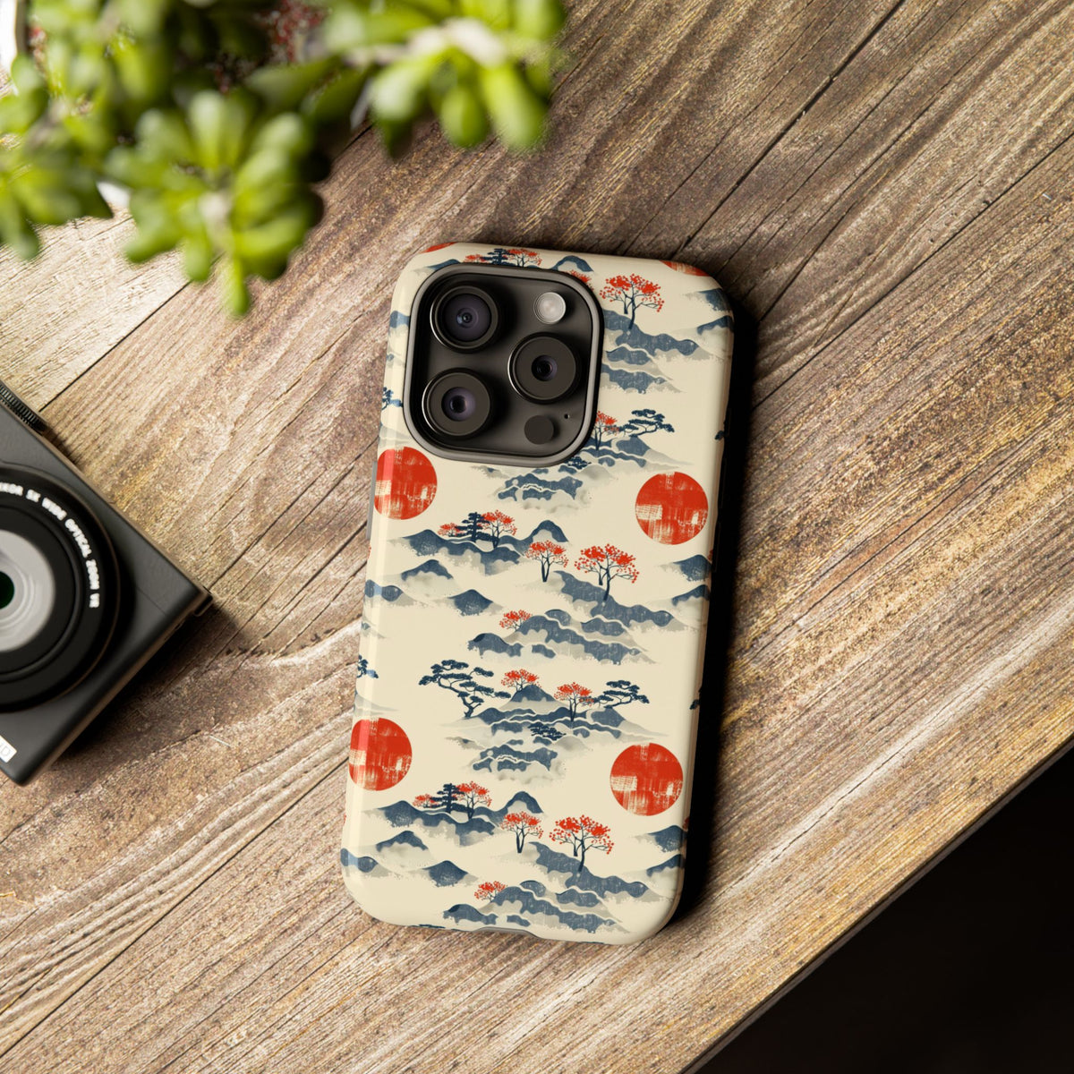 Japanese Pattern Phone Case – Elegant & Timeless Design for Your Phone 085