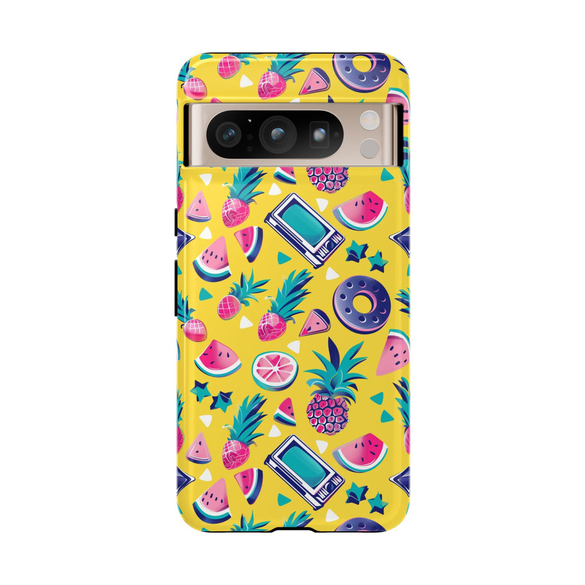 90s Themed Seamless Pattern Phone Case – Embrace Retro Style and Protection 255