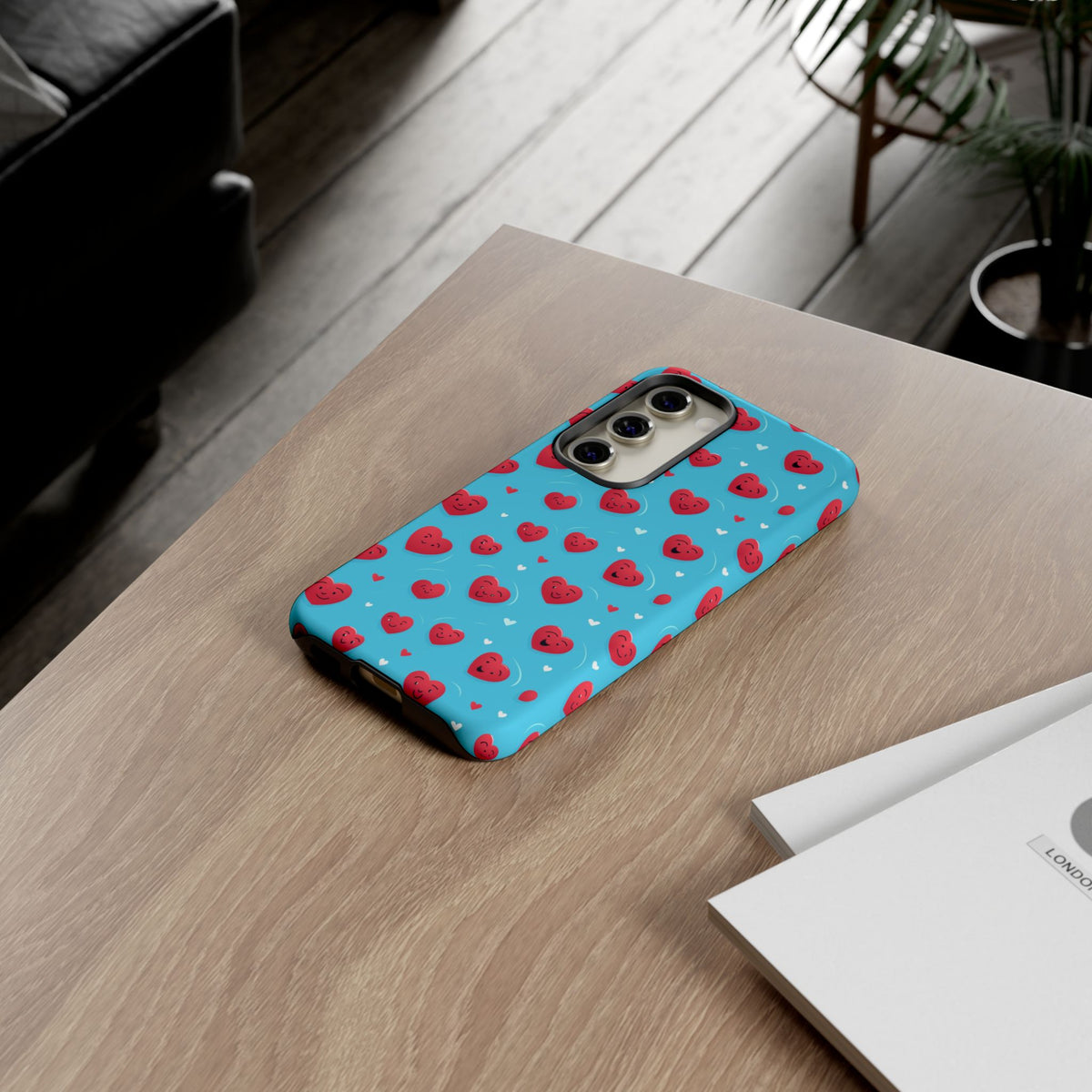 Heart Pattern Phone Case – Stylish & Loving Design for Your Device 811