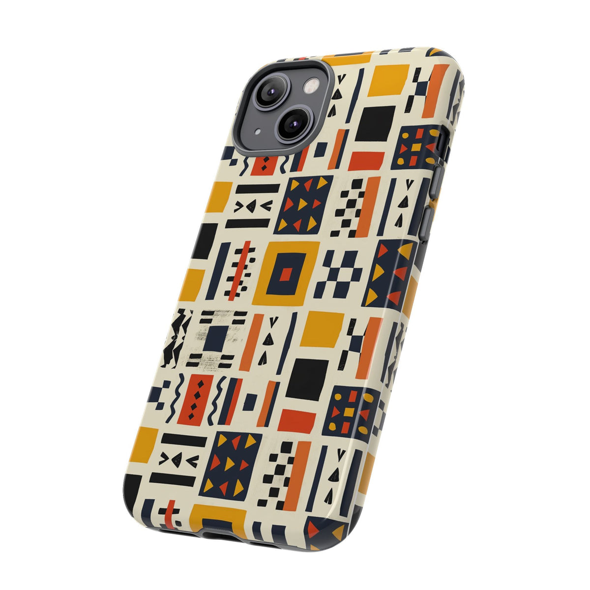 Stylish African Pattern Phone Case – Unique and Vibrant Protection 104