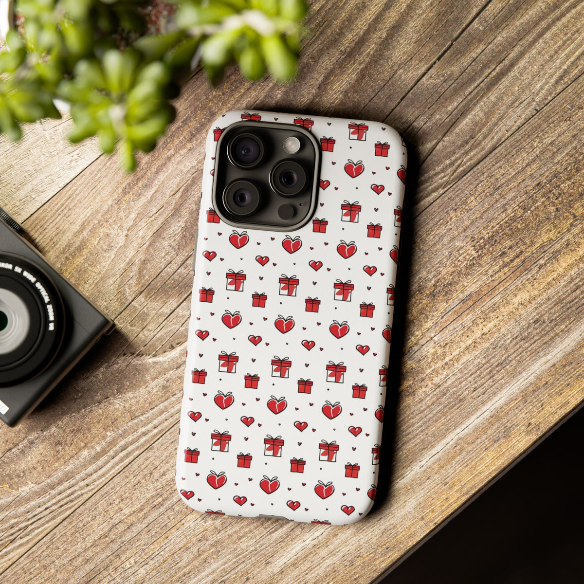 Heart Pattern Phone Case – Stylish & Loving Design for Your Device 234