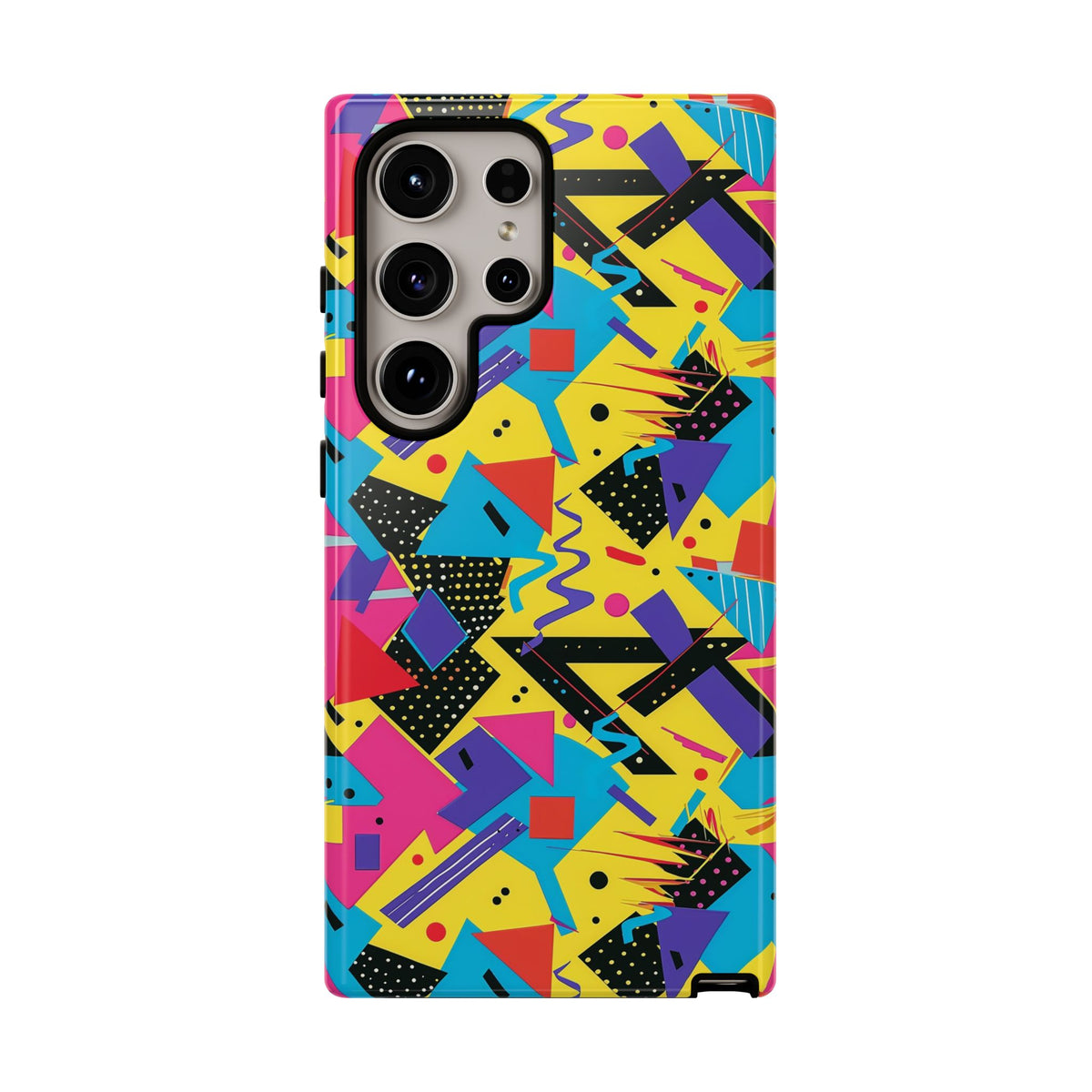 90s Themed Seamless Pattern Phone Case – Embrace Retro Style and Protection 223