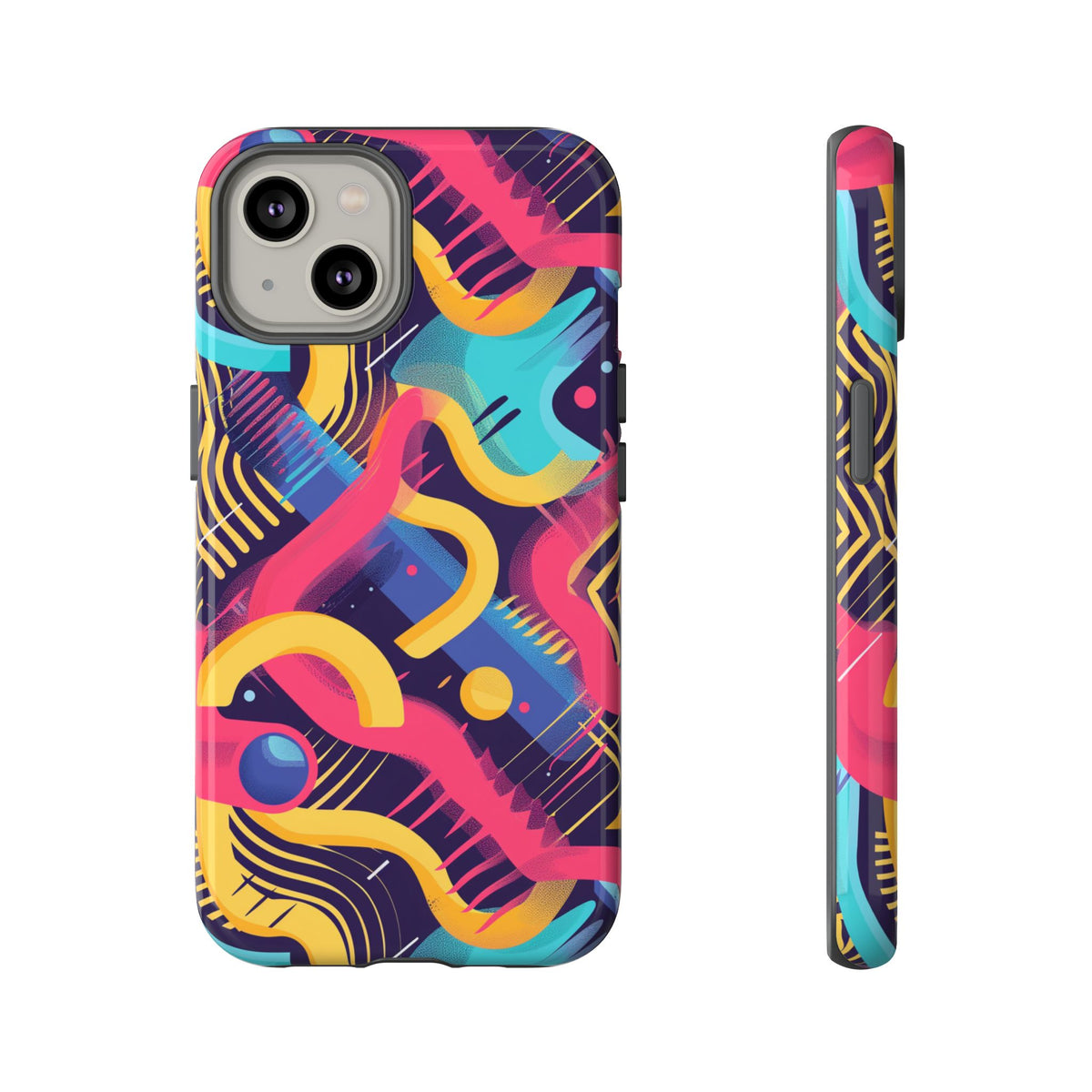 Retro 80s Seamless Phone Case – Vintage Style Meets Modern Protection 2