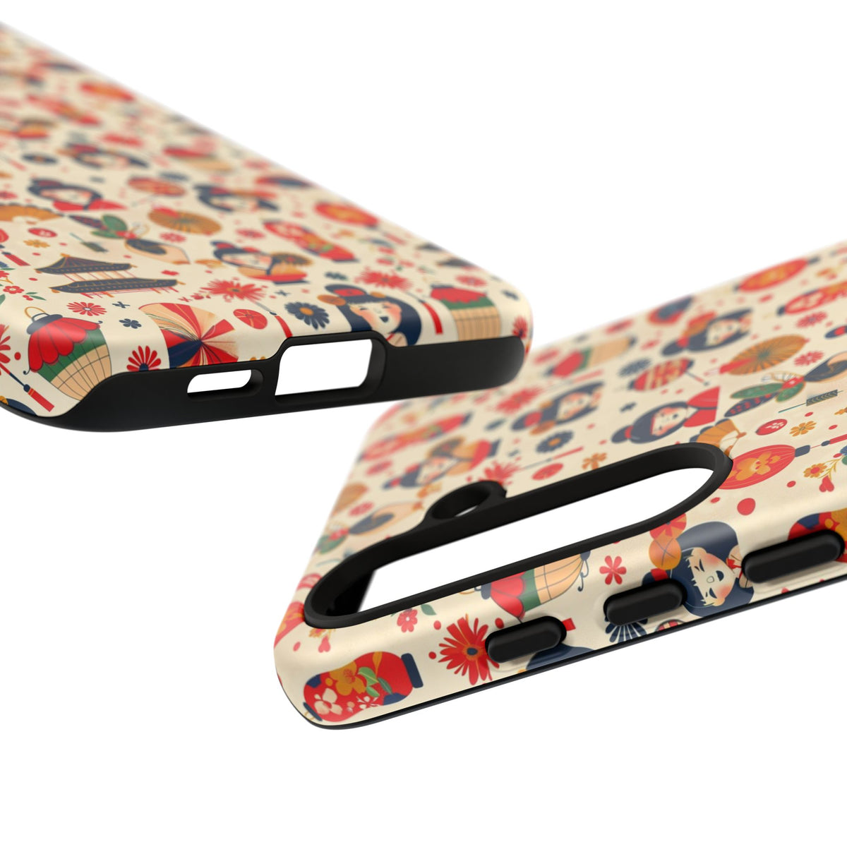 Japanese Pattern Phone Case – Elegant & Timeless Design for Your Phone 090