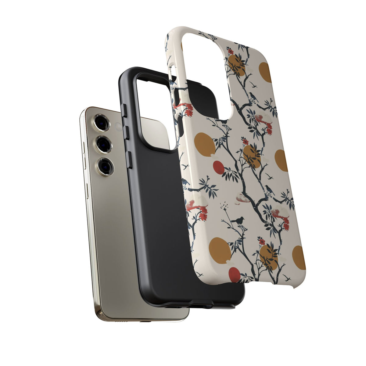 Japanese Pattern Phone Case – Elegant & Timeless Design for Your Phone 054