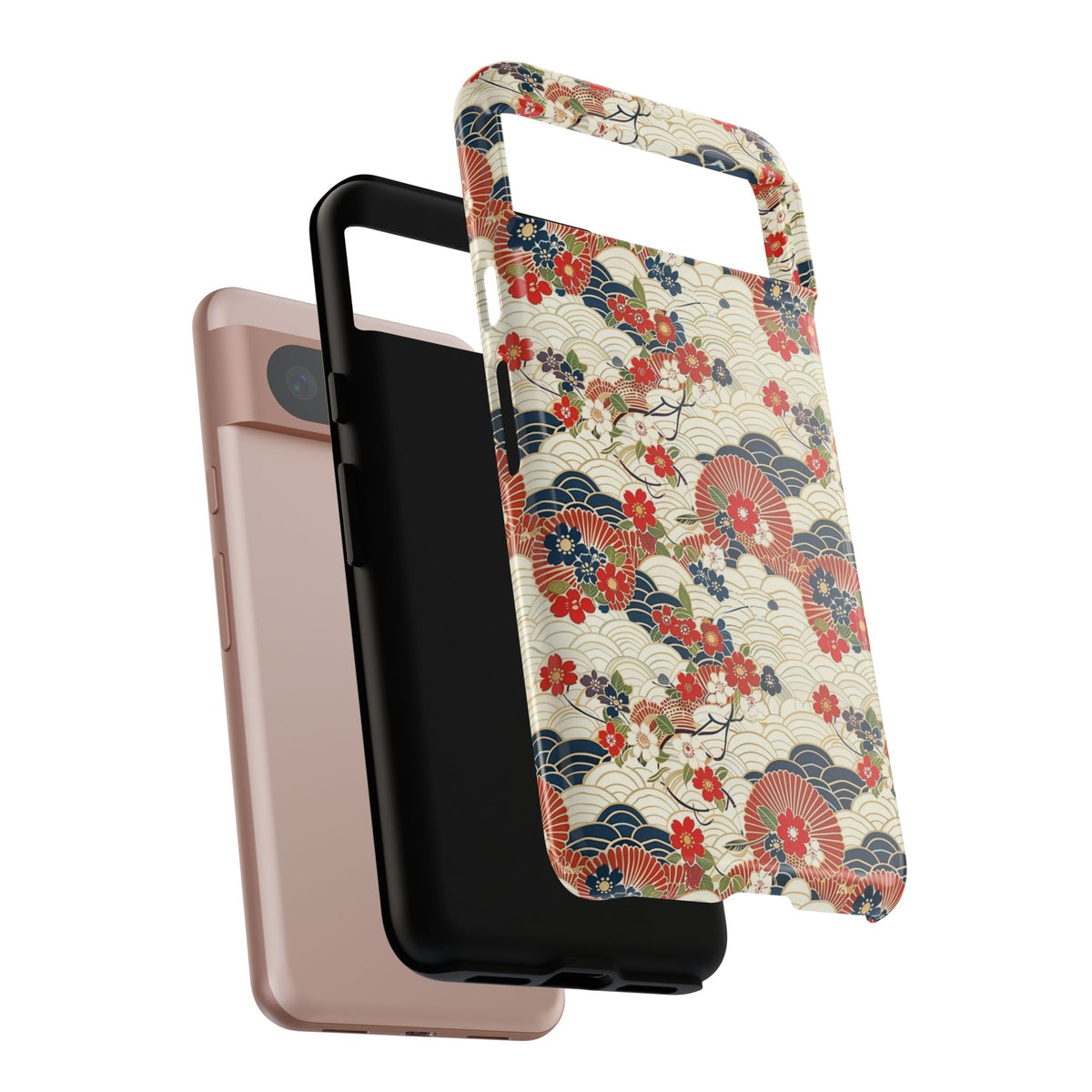 Japanese Pattern Phone Case – Elegant & Timeless Design for Your Phone 124