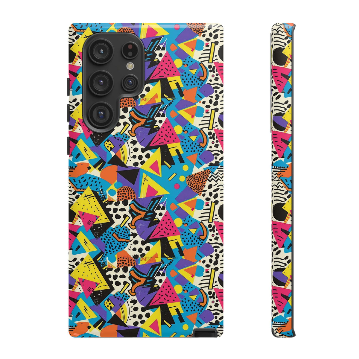 90s Themed Seamless Pattern Phone Case – Embrace Retro Style and Protection 231