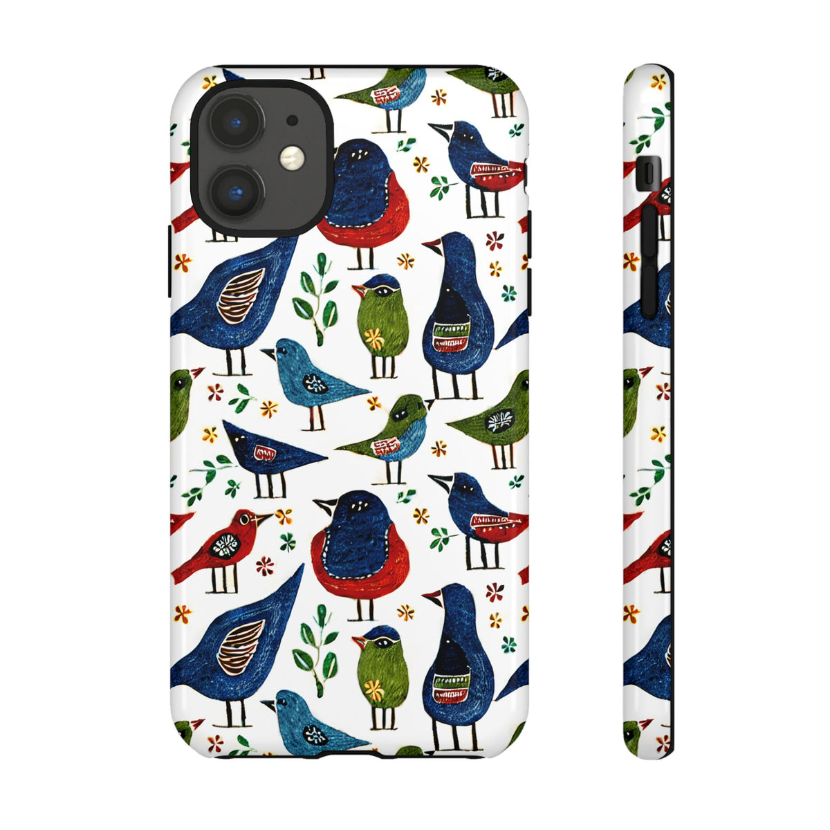 Birds Seamless Pattern Phone Case – Elegant and Timeless Avian Design 12