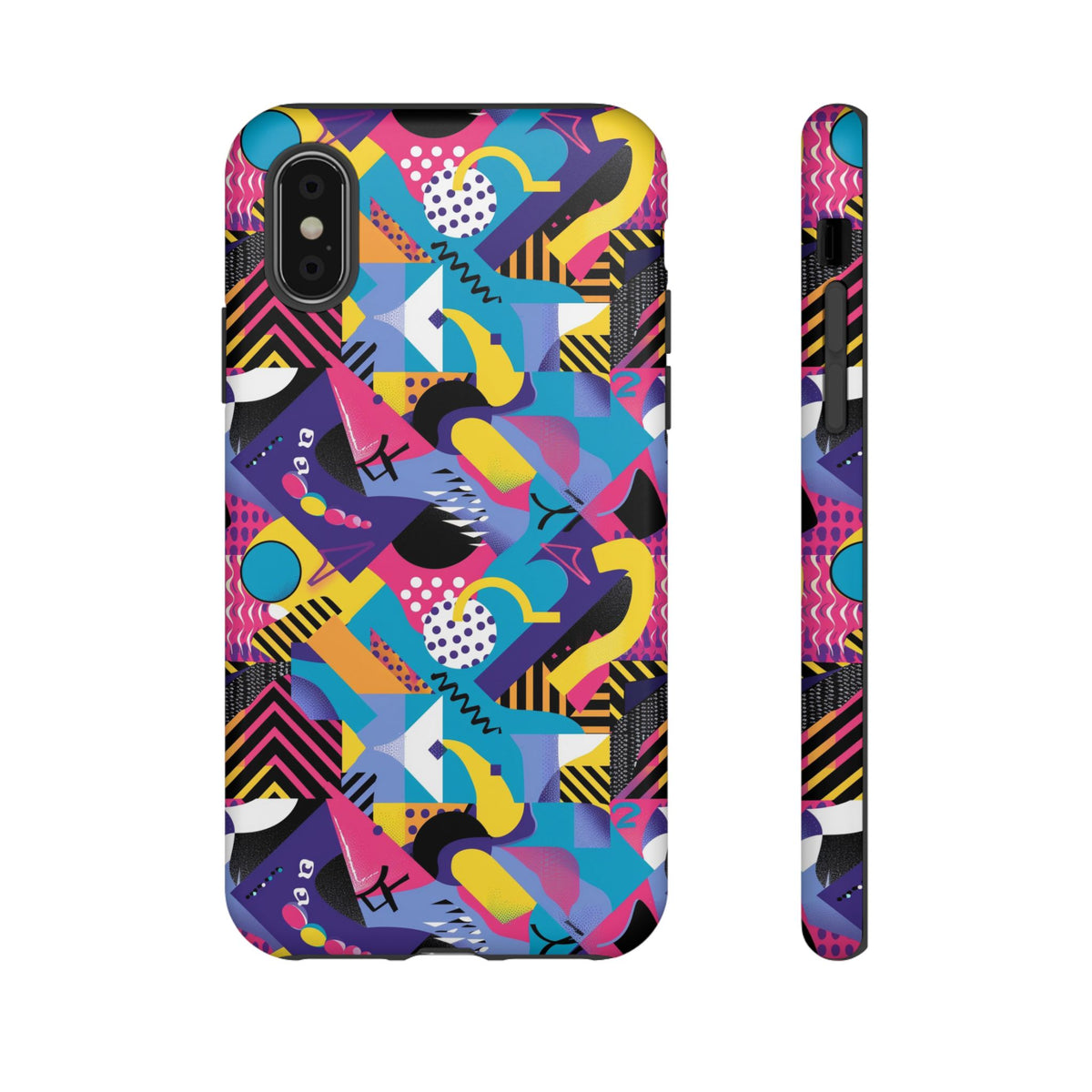 90s Themed Seamless Pattern Phone Case – Embrace Retro Style and Protection 303