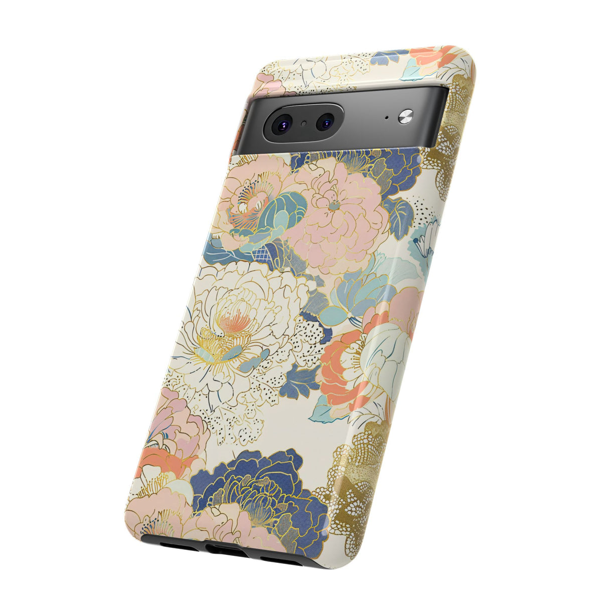 Japanese Blossom Asian Floral Design Phone Case – Elegant Floral Phone Cover 4