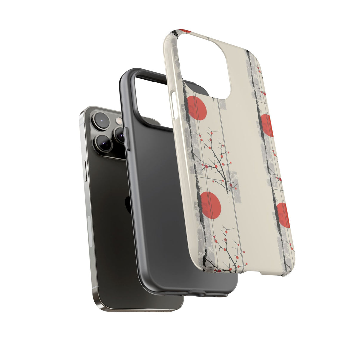 Japanese Pattern Phone Case – Elegant & Timeless Design for Your Phone 004