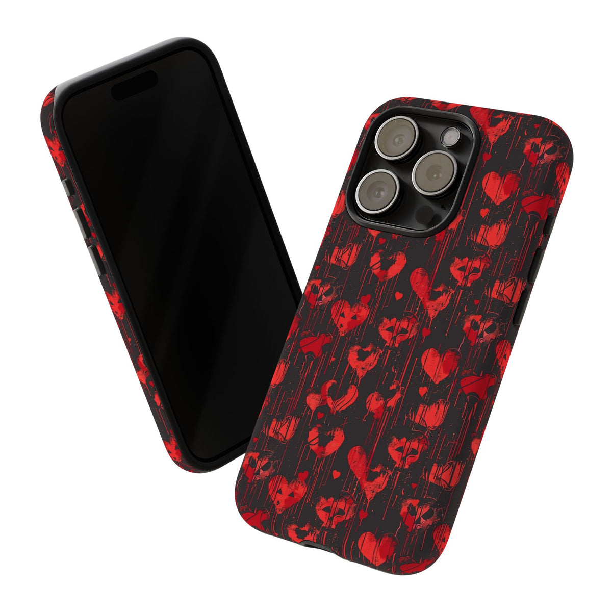 Heart Pattern Phone Case – Stylish & Loving Design for Your Device 825