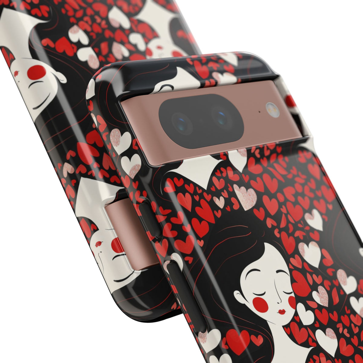 Heart Pattern Phone Case – Stylish & Loving Design for Your Device 232