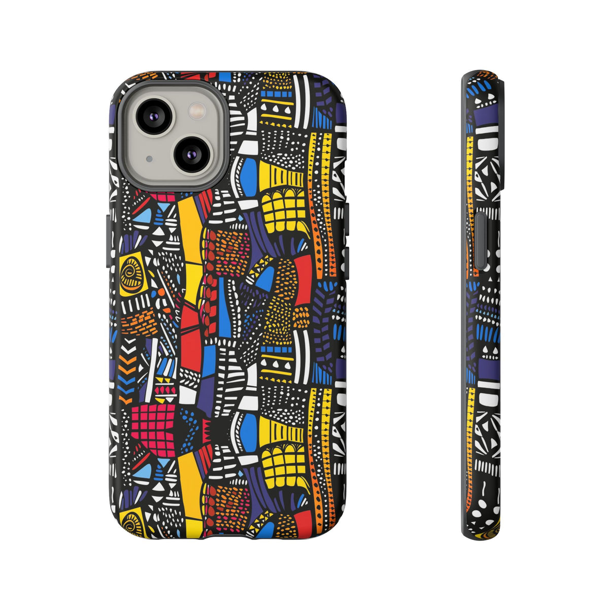 Stylish African Pattern Phone Case – Unique and Vibrant Protection 201