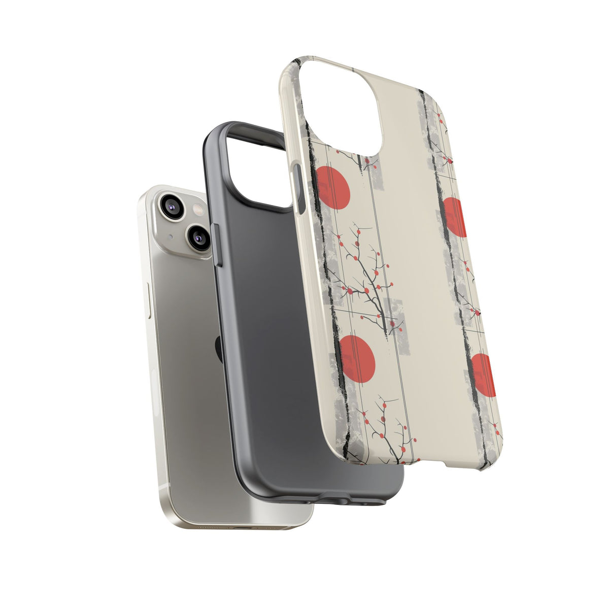 Japanese Pattern Phone Case – Elegant & Timeless Design for Your Phone 004