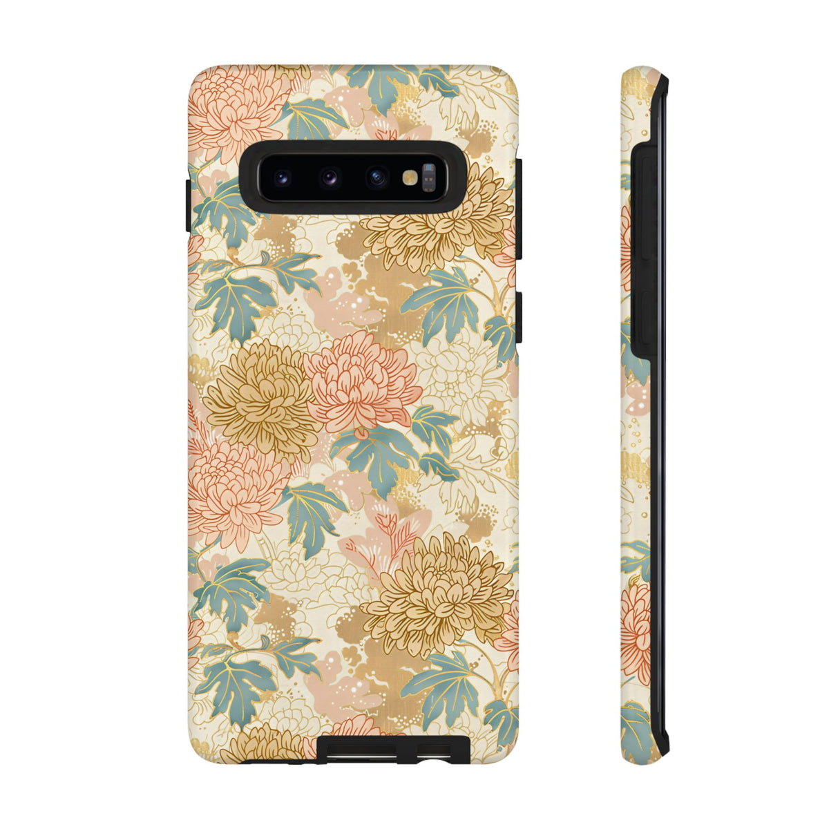 Japanese Blossom Asian Floral Design Phone Case – Elegant Floral Phone Cover