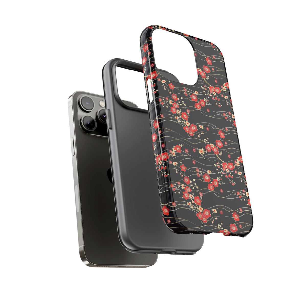 Japanese Pattern Phone Case – Elegant & Timeless Design for Your Phone 041