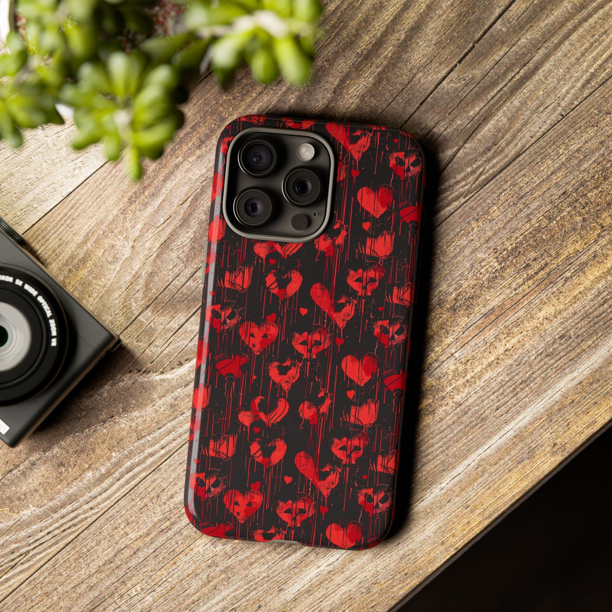 Heart Pattern Phone Case – Stylish & Loving Design for Your Device 825