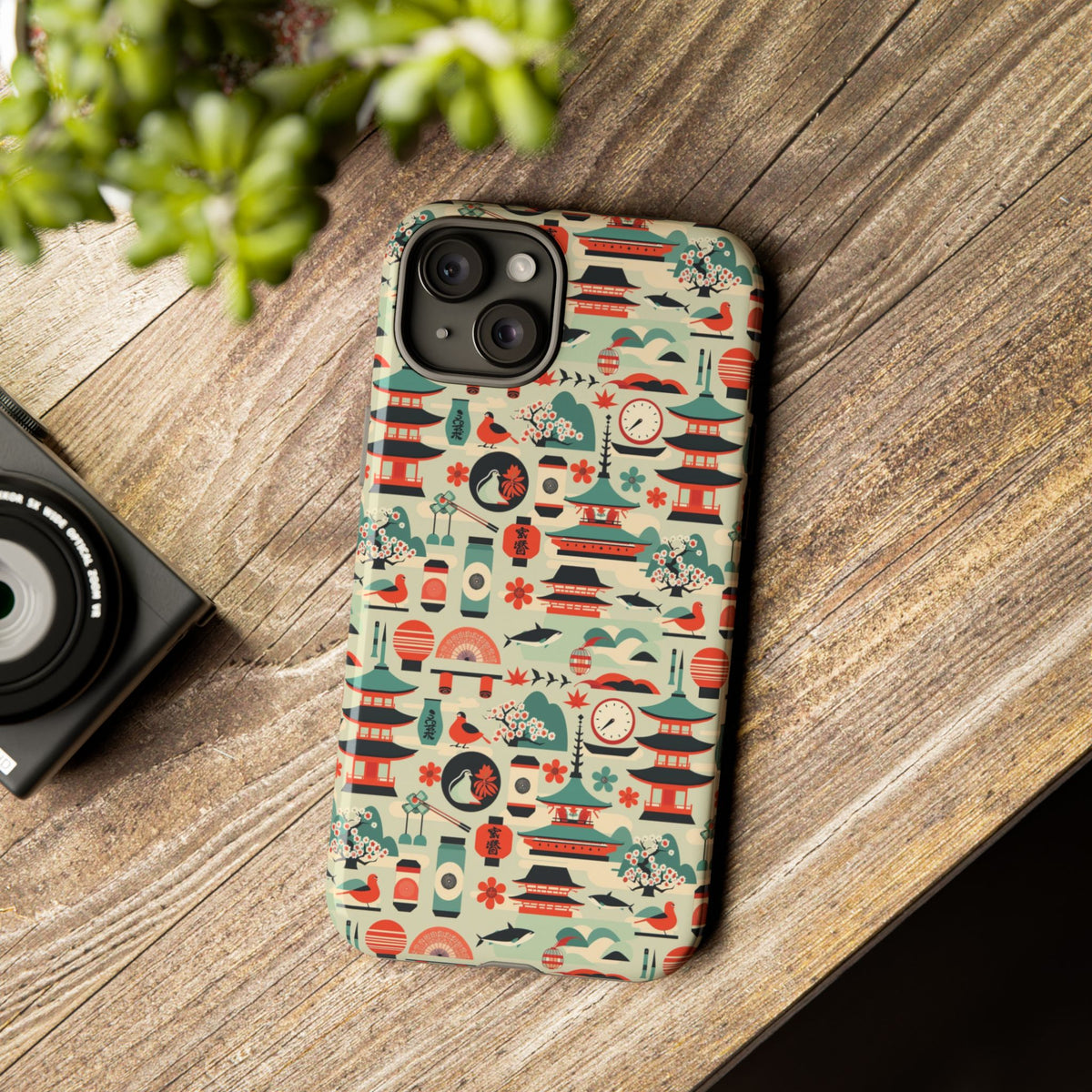 Japanese Pattern Phone Case – Elegant & Timeless Design for Your Phone 105