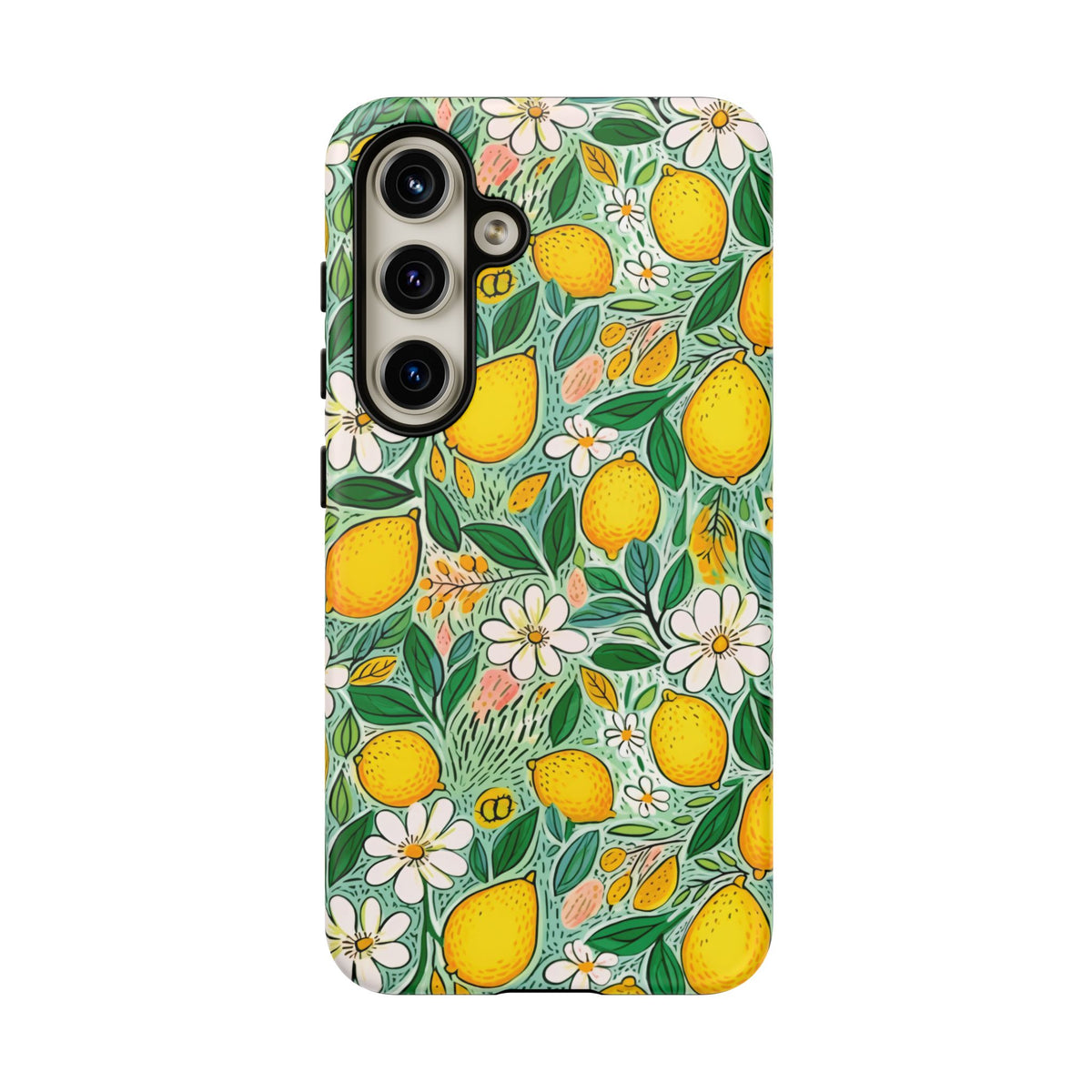 Cute Summer Lemons Phone Case – Refreshing Citrus Design for Your Phone 3