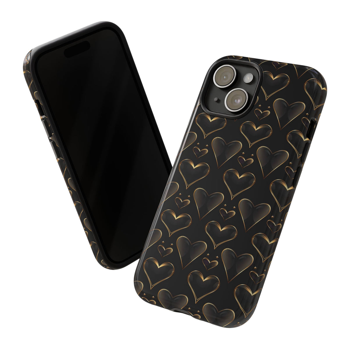 Heart Pattern Phone Case – Stylish & Loving Design for Your Device 362