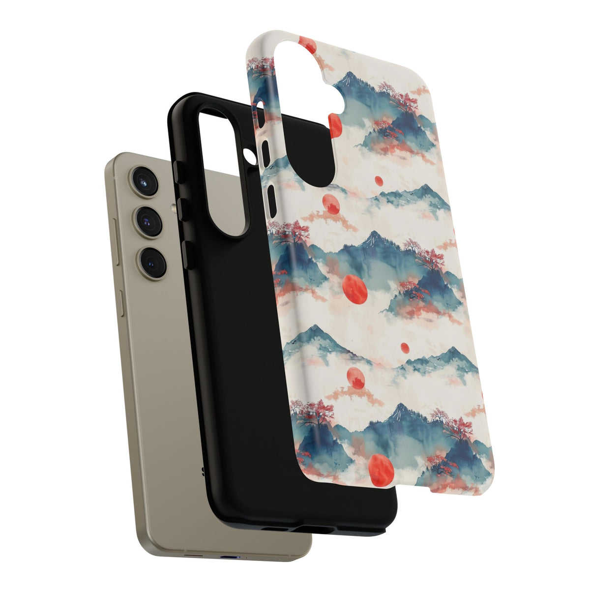 Japanese Pattern Phone Case – Elegant & Timeless Design for Your Phone 477