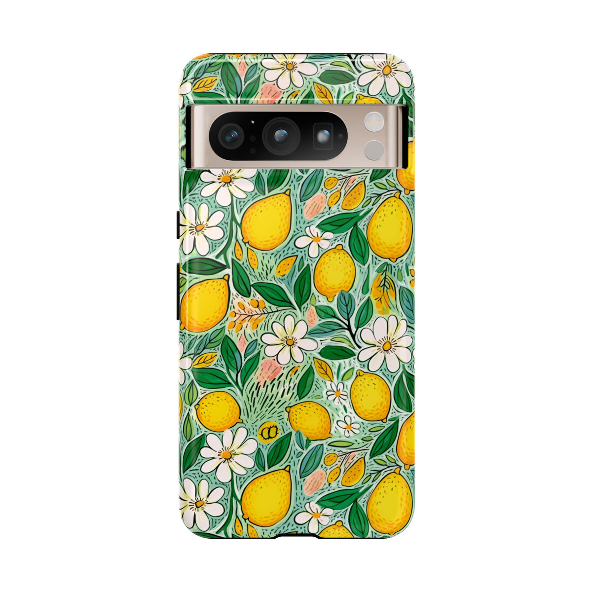 Cute Summer Lemons Phone Case – Refreshing Citrus Design for Your Phone 3